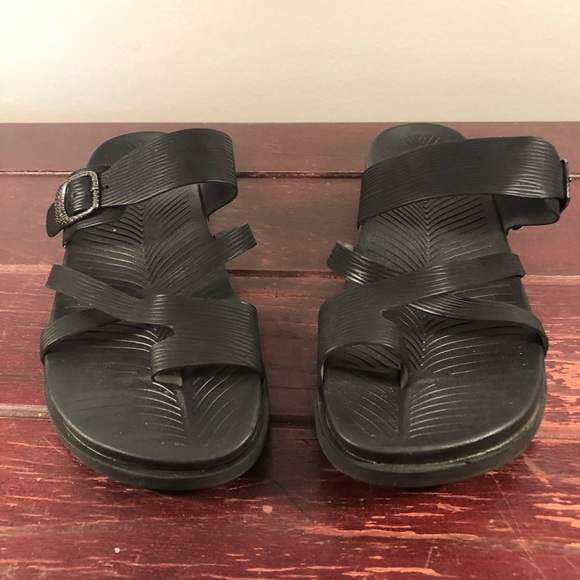 Kuailu Women's Orthopedic Yoga Mat Beach Sandals Black Size 9 - Picture 4 of 8